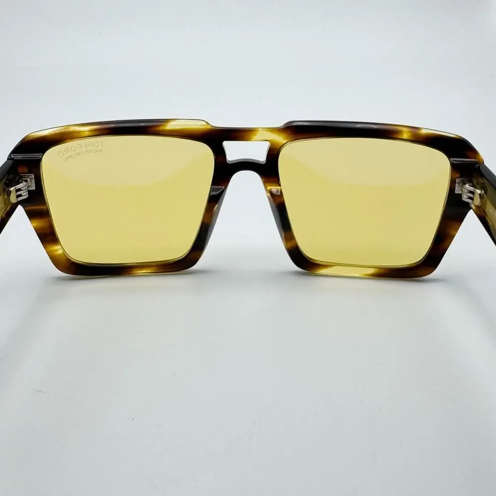 Tom Ford Sunglasses Redford TF1153 52E Havana Frame Brown Photochromic Lens 56mm